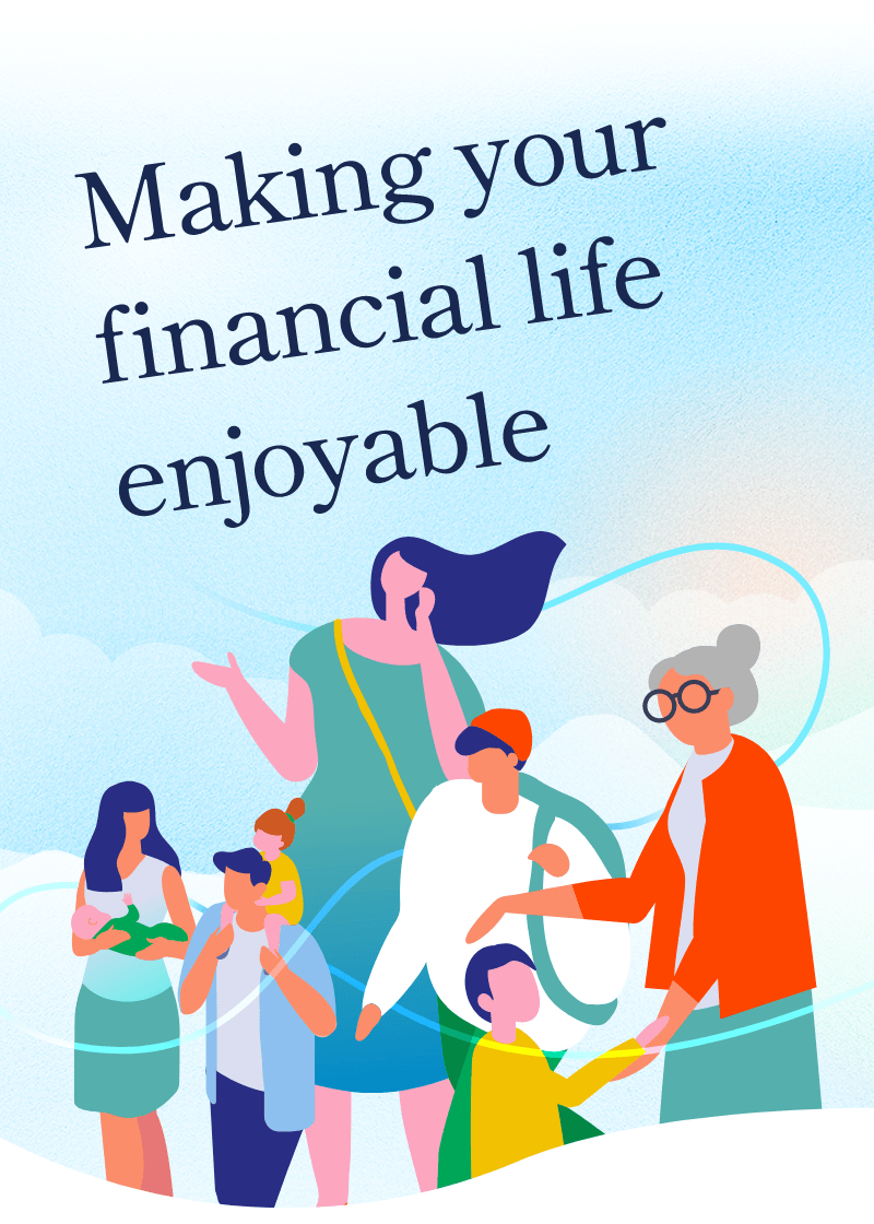 金融を、もっと身近に、楽しく。